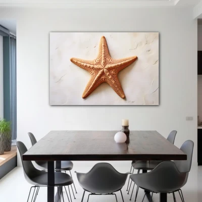 Cuadro La estrella del mar en Salón comedor