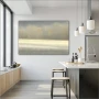 Cuadro La bruma en formato horizontal con colores Gris, Monocromático; Decorando pared de Cocina