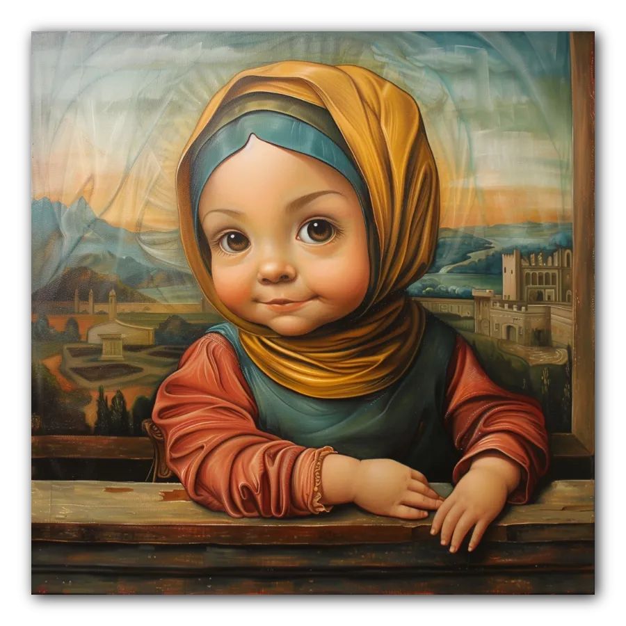 Cuadro titulado: Little Gioconda