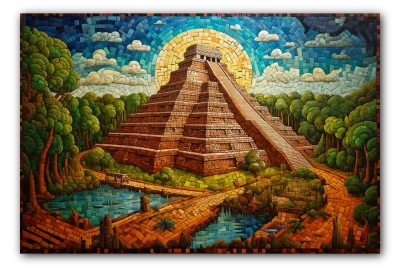 Cuadro Chichen Itza