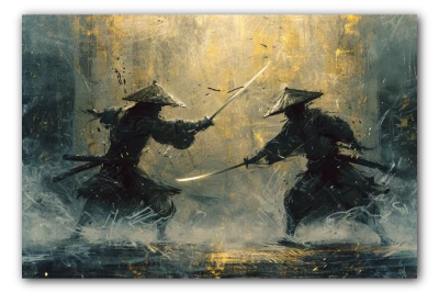 Cuadro Titulado: Crepúsculo Samurai