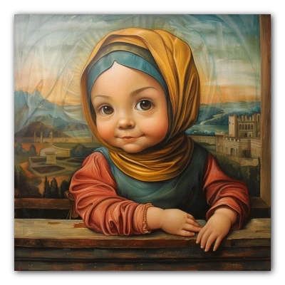 Cuadro Little Gioconda