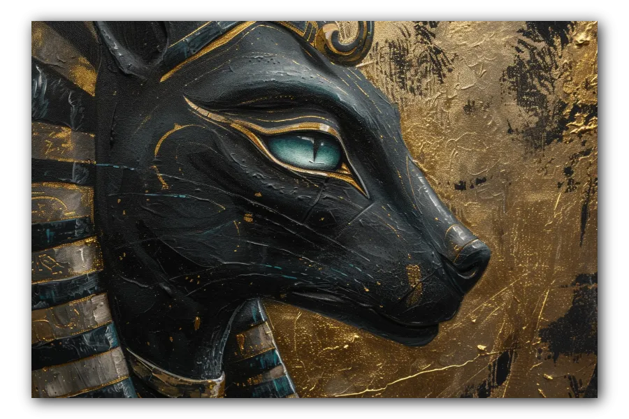 Cuadro titulado: Retrato de Bastet