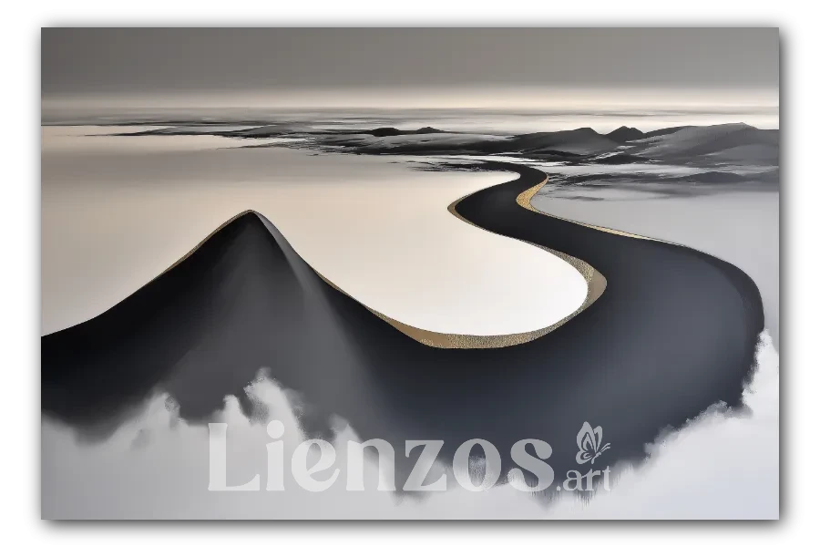 Cuadro titulado: El Susurro del Horizonte Cuadro titulado: El Susurro del Horizonte