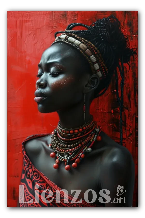 Cuadro titulado: Espíritu de Sankofa